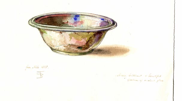 320, a glass bowl